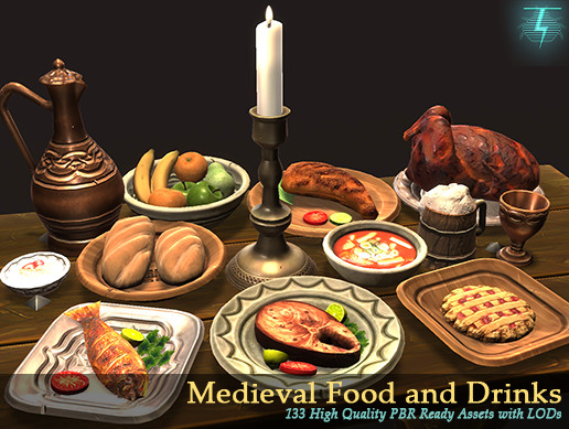 medieval-food-and-drinks-mega-pack-unity-connect